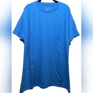 NWT Champion Men's T-shirt, Classic T-shirt for Men - Large Blue
